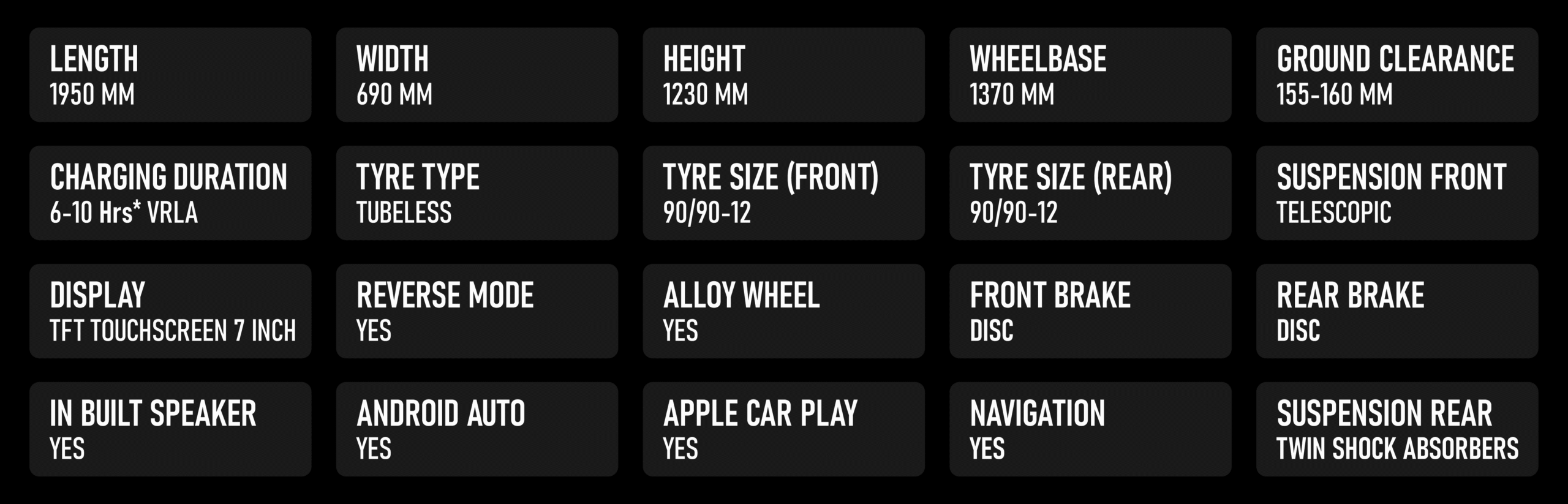 Teaser G+specification