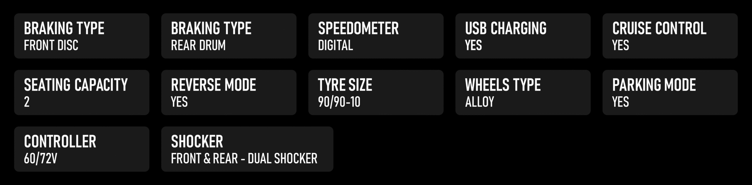 Yuvee X20-Specification